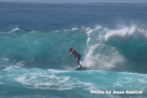 MacLaren at Makaha.